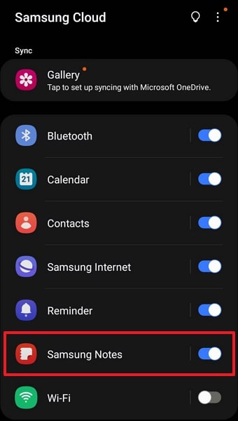 activate samsung notes feature