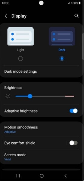 dark mode s23 ultra