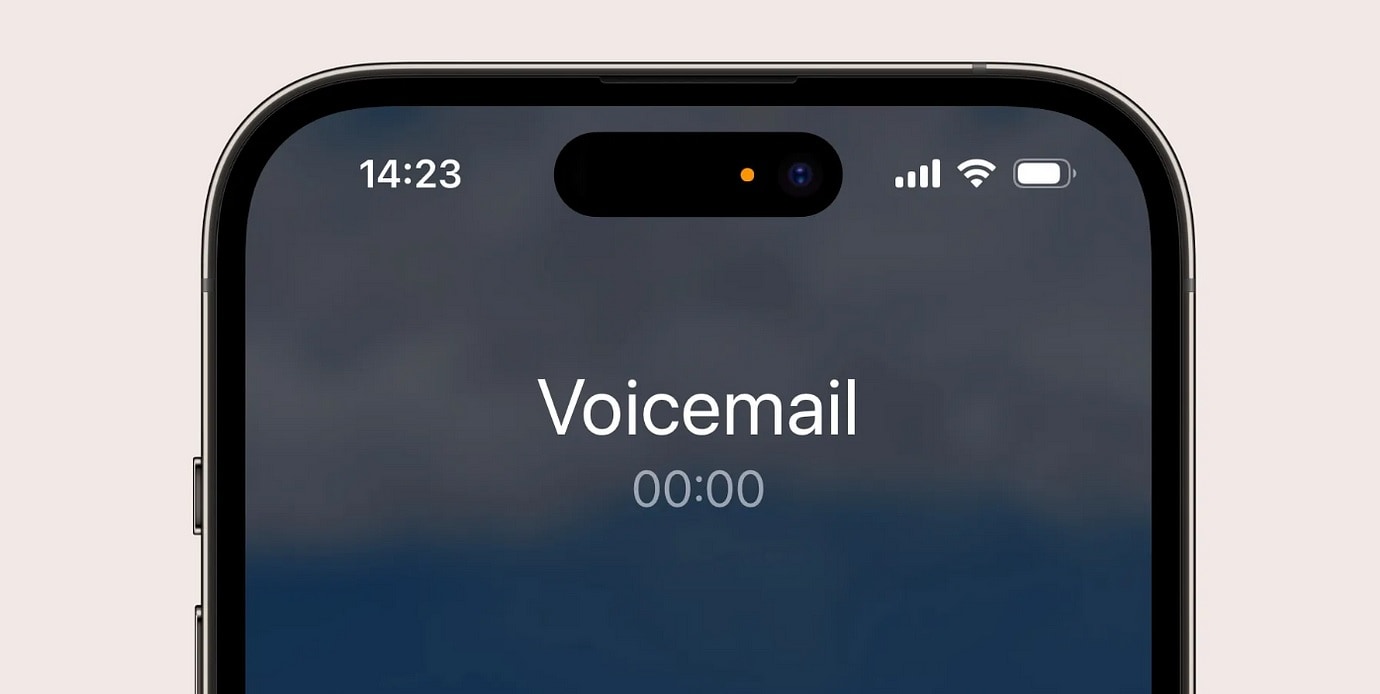 yellow dot indicator on iphone