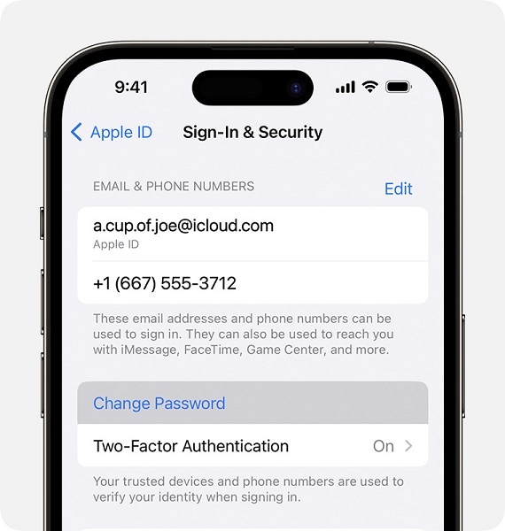 apple id password best practices