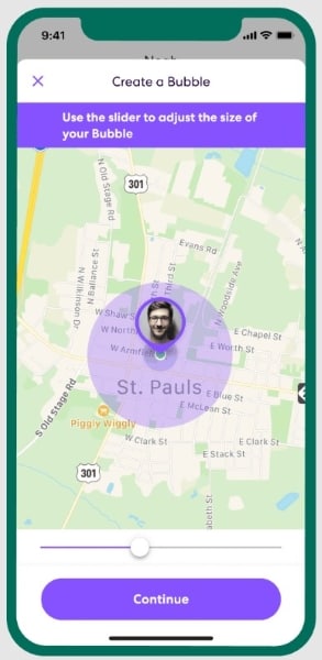 life360 bubble feature