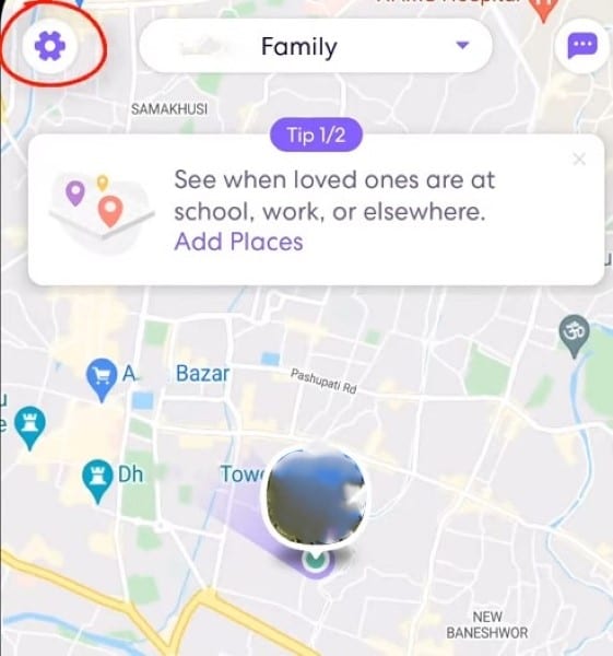 life360 settings