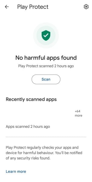 google play store play protect