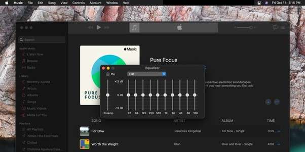 equalizer in mac