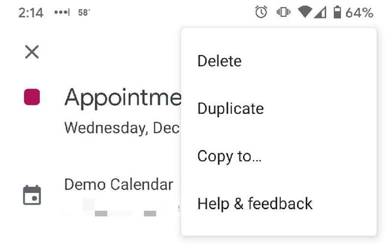 delete google calendar 