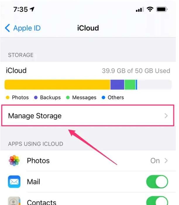 how to delete apps icloud