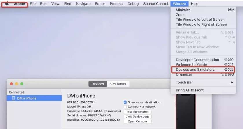 Enable Developer Mode Via Xcode