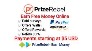 earn credit with PrizeRebel