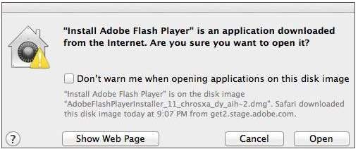 click install adobe flash player to proceed