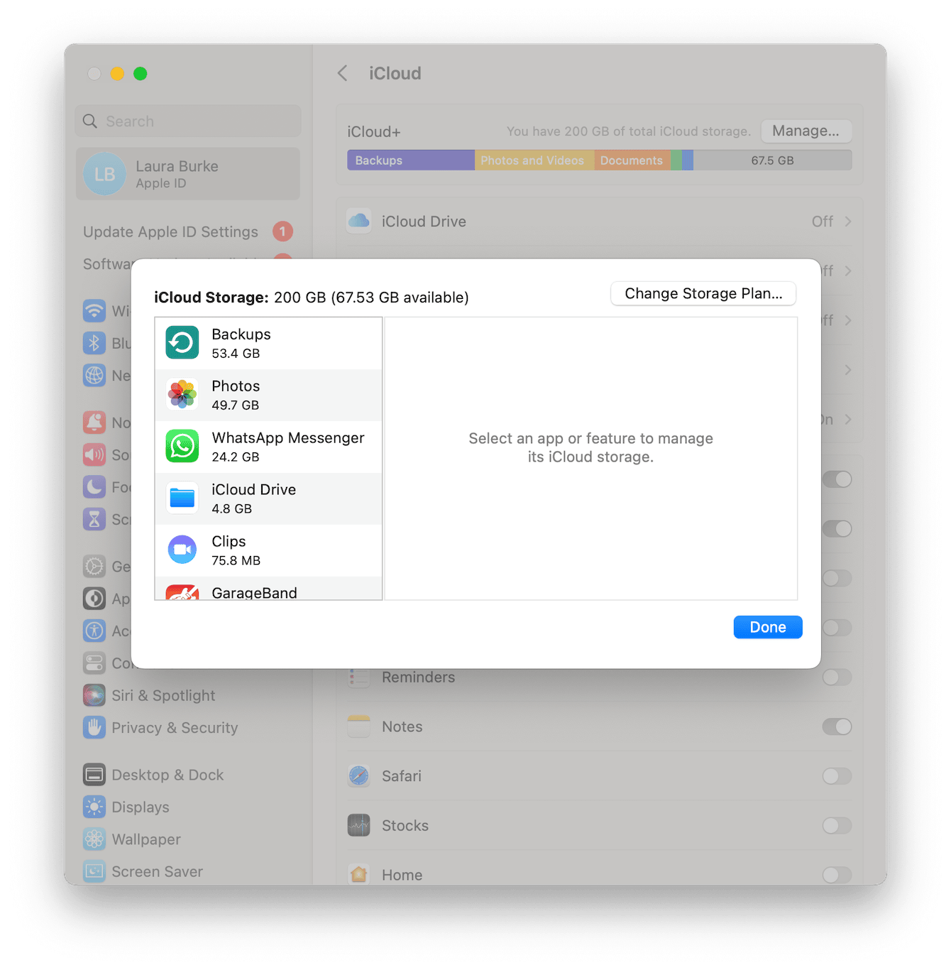 delete icloud backup