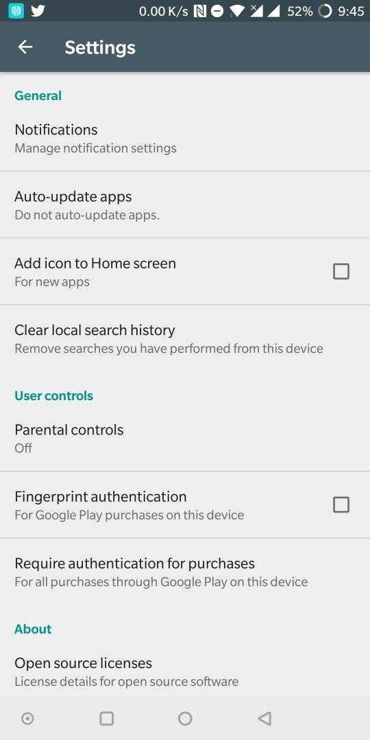 delete shortcut play store 