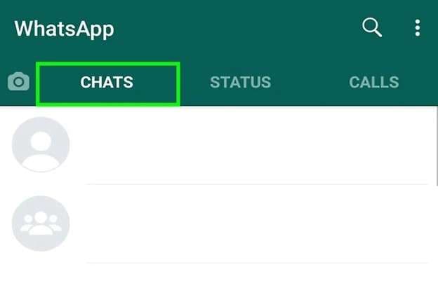 access chats tab