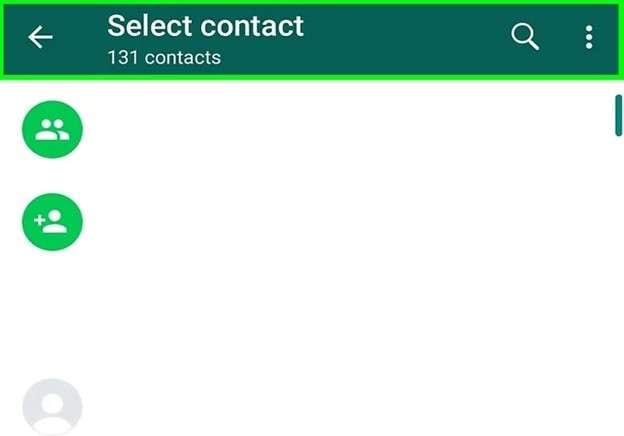 access to contacts