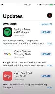 update the spotify app. 