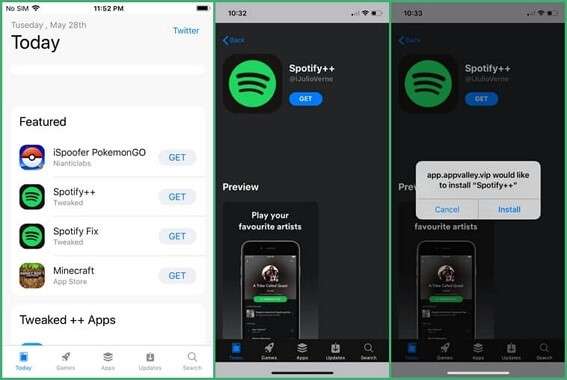 reinstall the spotify app. 