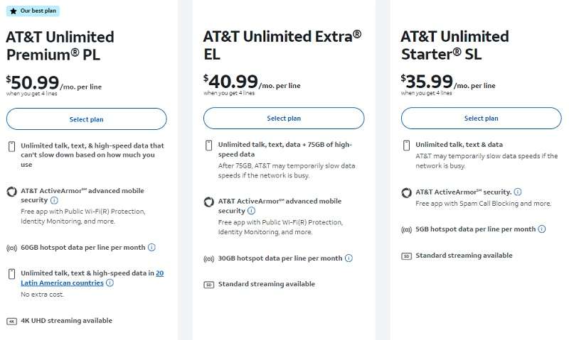 choose a plan when changing cell phone carriers