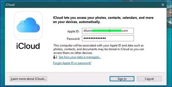 icloud login