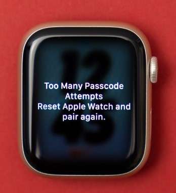 Reset Apple Watch without Passcode