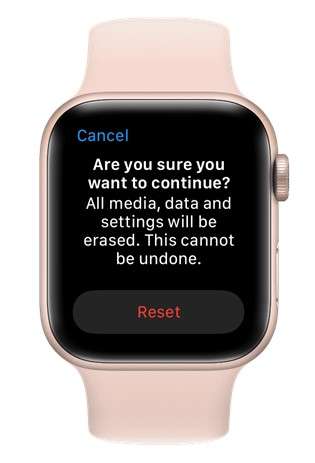 Reset Apple Watch without Passcode