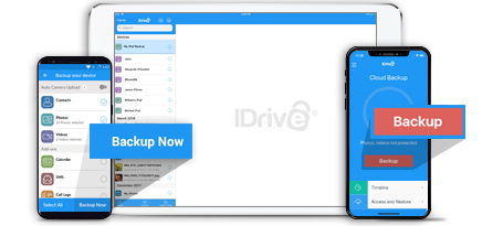 idrive online backup image logo