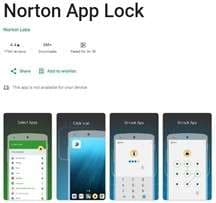 application norton app lock