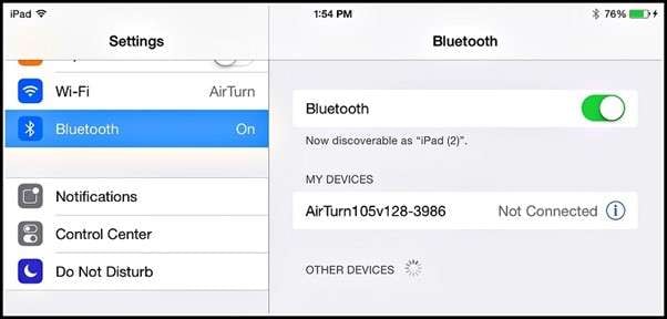 trasfer photo using bluetooth