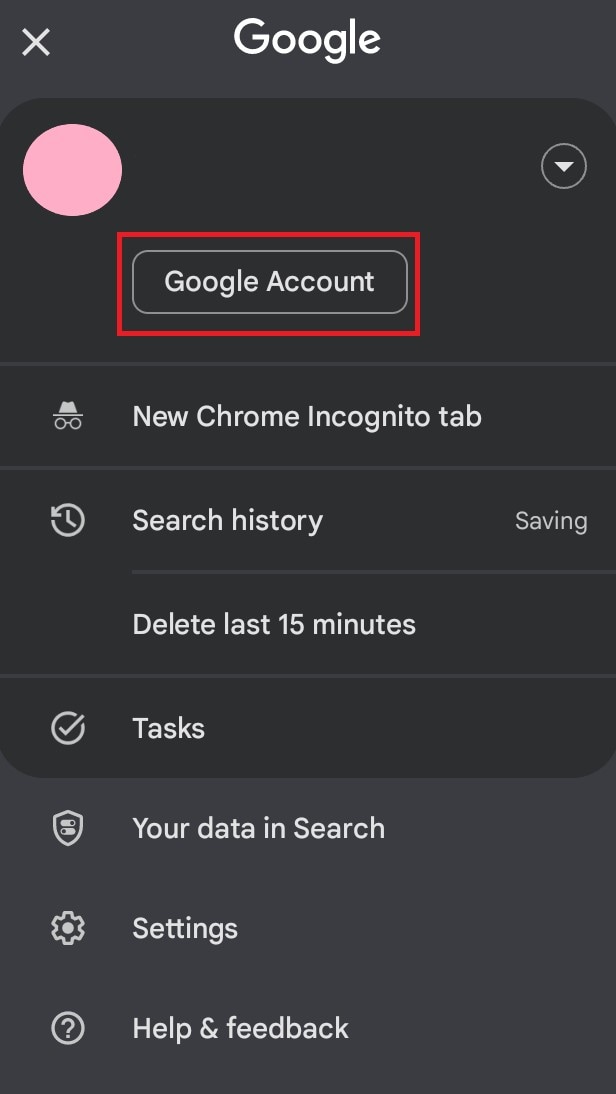 google app account