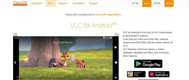 download vlc player from videolan