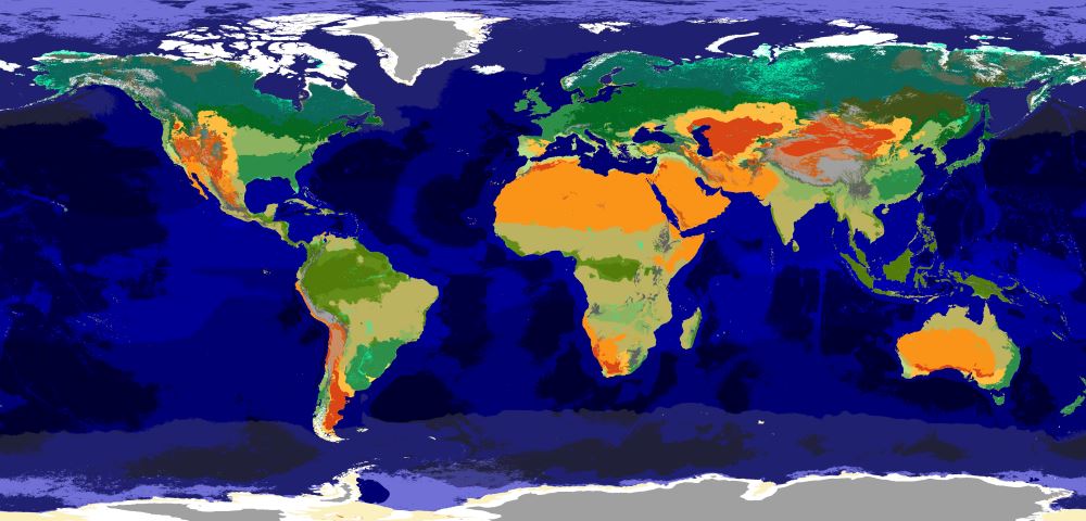 earth map on minecraft