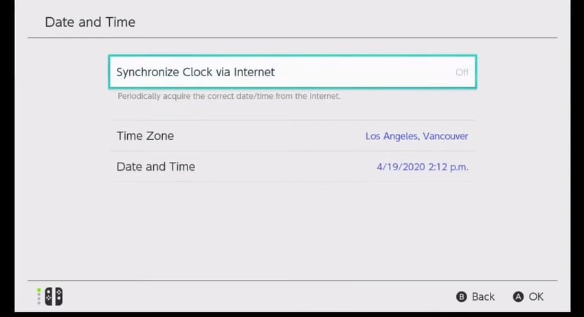 turn off internet clock synchronization