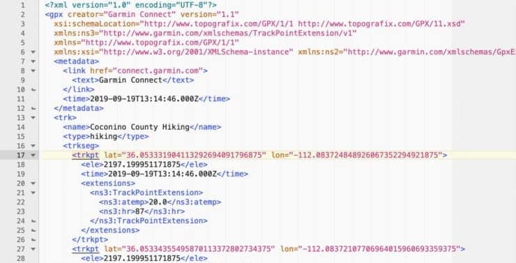 example of a gpx file