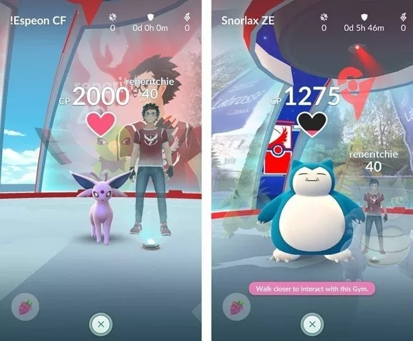 pokémon go gym