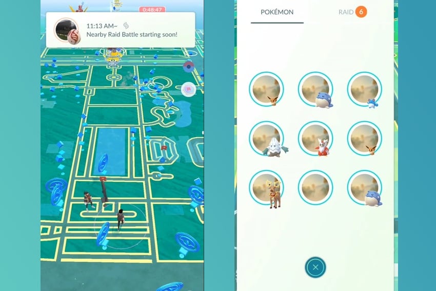 pokemon mod with nearby raid battles