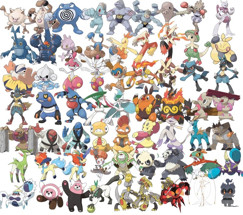 fighting pokemon characters