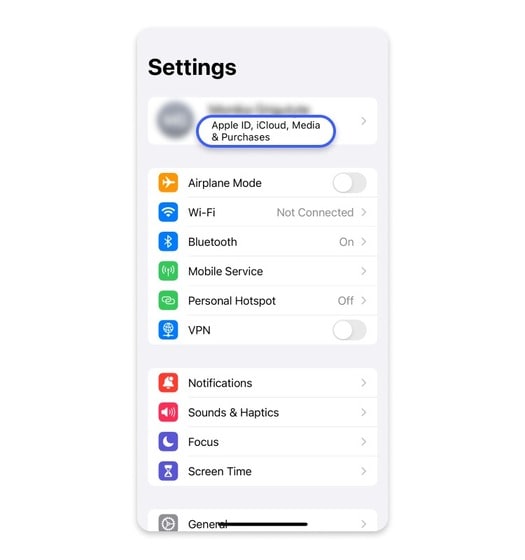 ios settings