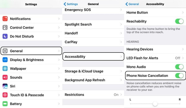 enable phone noise cancellation