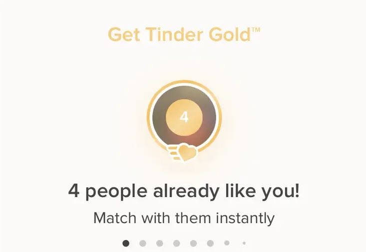 tinder gold subscription