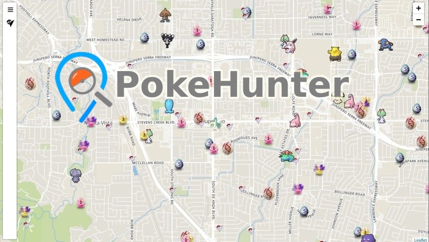 the pokehunter map