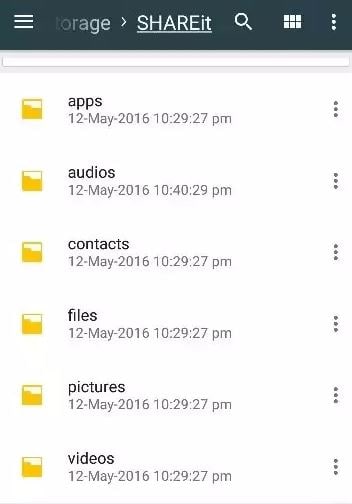 app folders