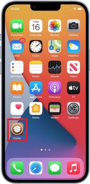 open cydia app on iphone