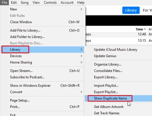 itunes delete duplicate items