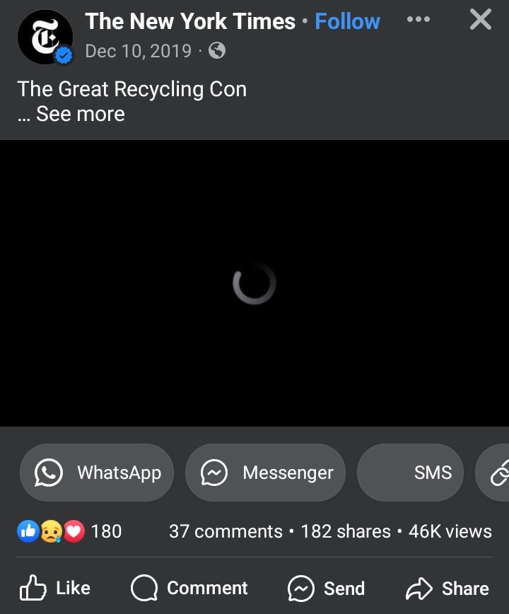 facebook video buffering