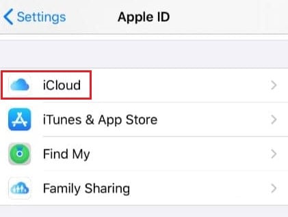 icloud settings