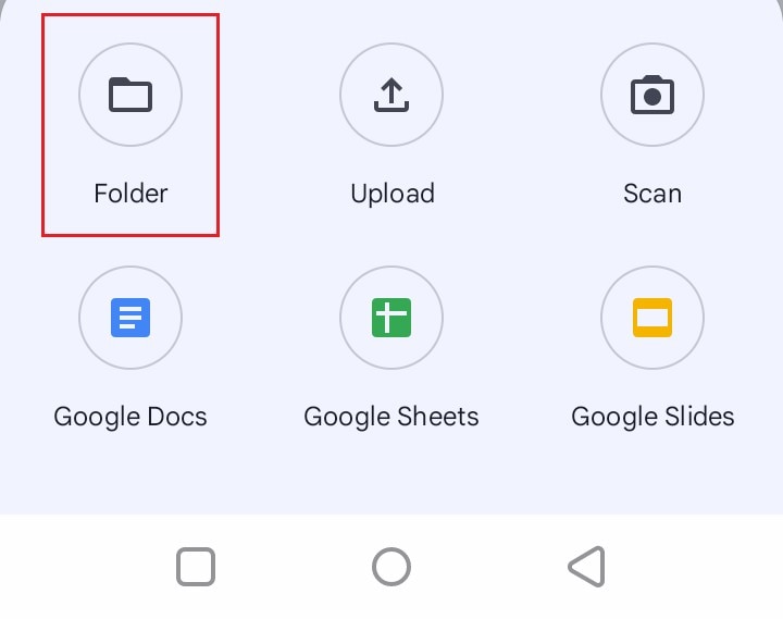 google drive folder