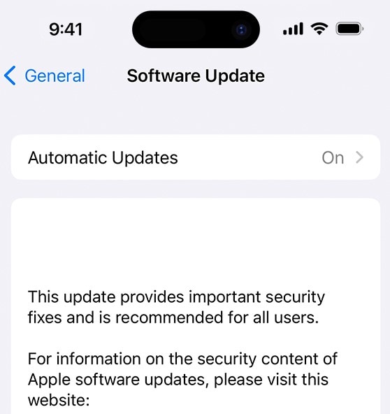 ios update