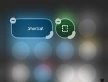 shortcut buttons added to control center