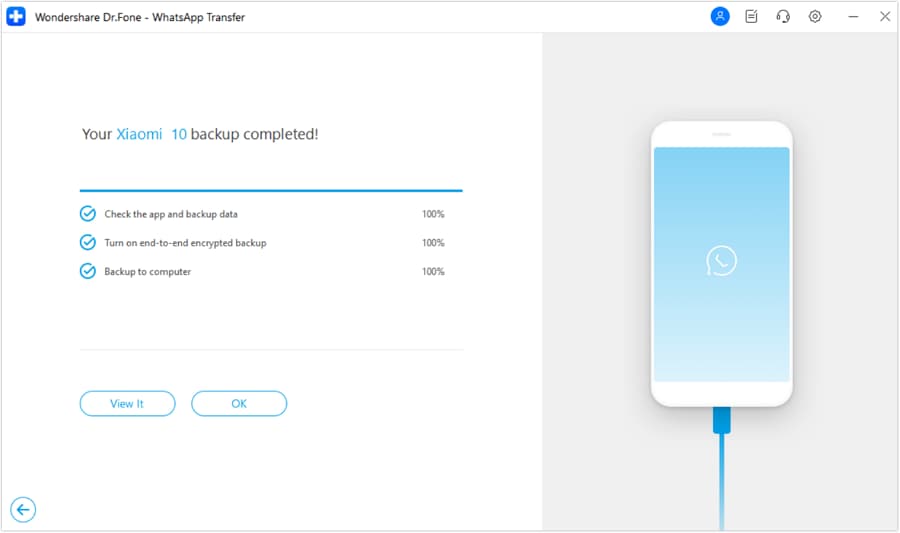 view the backup of samsung S10/S20 whatsapp