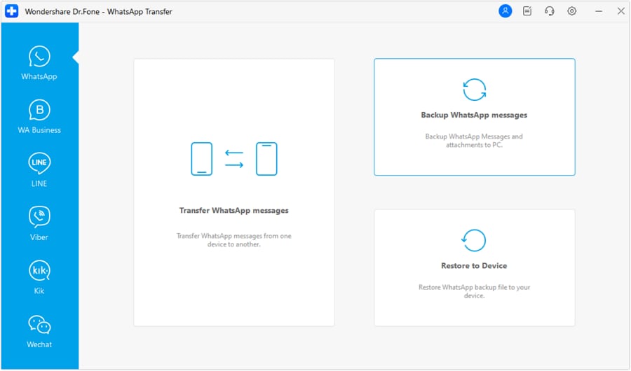 Backup WhatsApp to a computer.