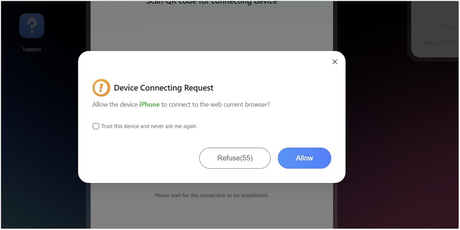 connect ios device