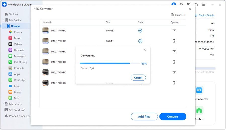 convert heic to.jpgon windows using dr.fone